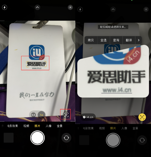 灵丘苹果手机维修分享升级iOS 16后如何通过相机翻译文本 