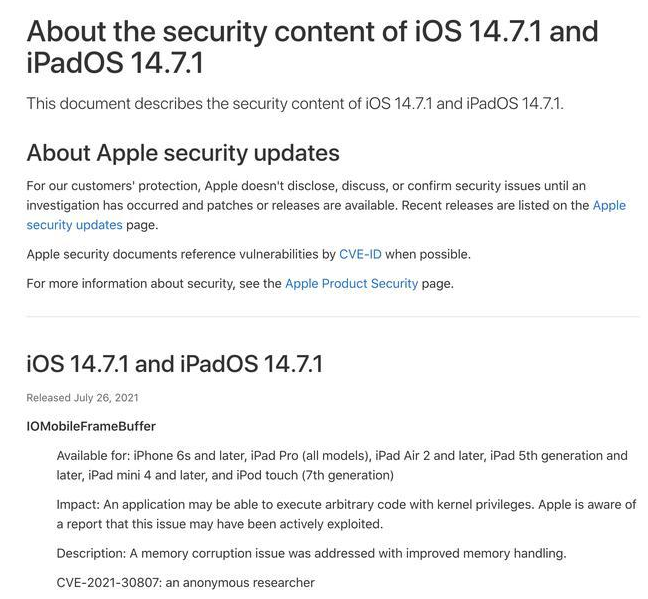 灵丘苹果手机维修分享iOS 14.7.1 正式版更新内容及升级方法 
