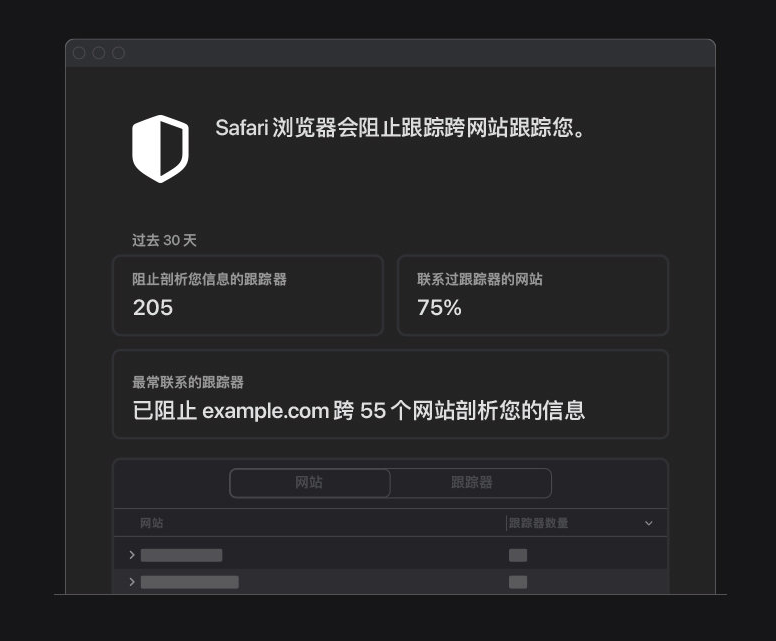 灵丘苹果手机维修分享如何在 Safari 浏览器中查看和打开隐私报告 